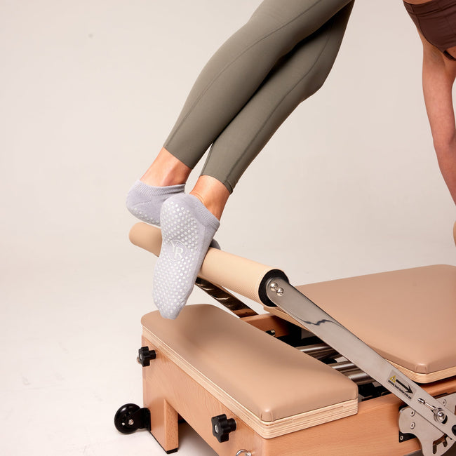 Chaussettes antidérapantes pour chevilles - Chocolat / Petit